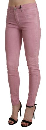 Acht Mid Waist Skinny Stretchblue Womens Pant