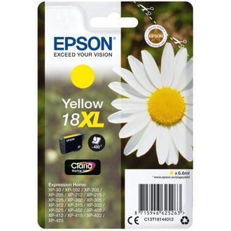 Epson Daisy Cartucho 18xl Amarillo (etiqueta Rf)