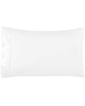 Melange Home M&eacute;lange Home Scallop Frame Embroidery Percale Pillowcases