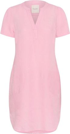Part Two Aminase PW Jurk - Dames - Korte kleedjes - Roze - XS - Linnen - Kleedjes