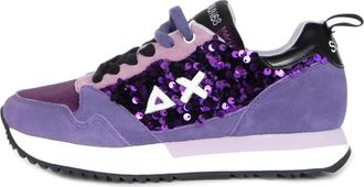 Sun 68 Gymschoenen - Dames - Sneakers - Paars - 36 EU - Leer - Schoenen