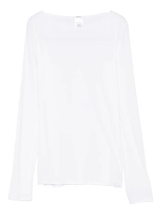 Wolford long-sleeves t-shirt - women - Fabric - M - White