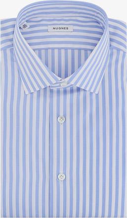 Nugnes Camicia in cotone a righe - NUGNES 1920 - gender_Man