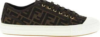 Fendi Chunky Sneakers Marrone-Uomo