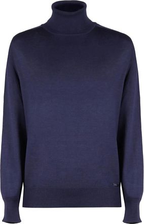Kiton Maglione Dolcevita - Blu
