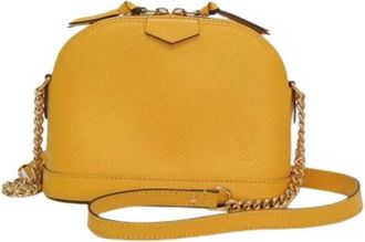 Louis Vuitton Tweedehands leren Louis Vuitton tassen - Dames - Vintage Mini Tas - Geel - ONE Size - Leer - Vintage