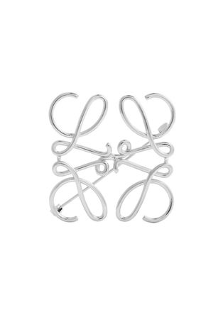 Loewe Anagram Brooch - Silver - One Size