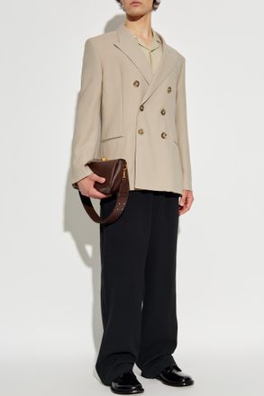 Ami Shirt With Logo, Mens, Beige