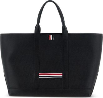 Thom Browne Medium Tote Bag - Heren - Shoppers - Zwart - ONE Size - Tassen