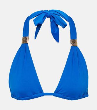 Heidi Klein Top de bikini triangular The Baths