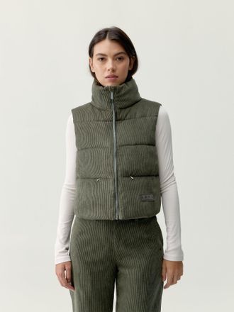Born Vest Noor Kaki Leaft