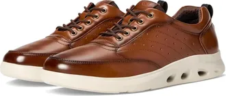 Nunn Bush Ponte Oxford Mens Wide Cognac Faux Leather Dress Shoes RHS8802