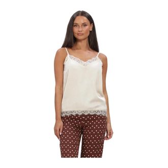 Ydence Ydence - Callie Top - Dames - Tops - Beige - Maat: L