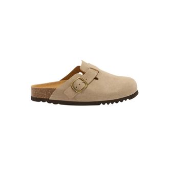 Scholl Donker Beige Elegante Muiltjes - Dames - Slip ons - Beige - 41 EU - Su&egrave;de - Schoenen