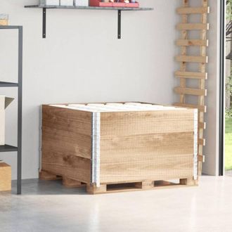 vidaXL Paretali per Pallet 3 pz 100x100 cm in Legno Massello di Pino vidaXL698173