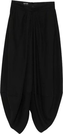 Giorgio Armani Pliss&eacute; Zijden Rok - Dames - Broeken - Zwart - S - Broeken