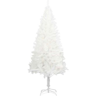vidaXL Rbol Artificial De Navidad Con Hojas Realistas Blanco 240 Cm Vidaxl