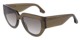 Victoria Beckham VB679S 316 Womens Sunglasses Brown Size 53