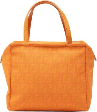 Fendi Pre-owned Fendi Zucchino Canvas Handbag 2201 8BN105 KU7 048