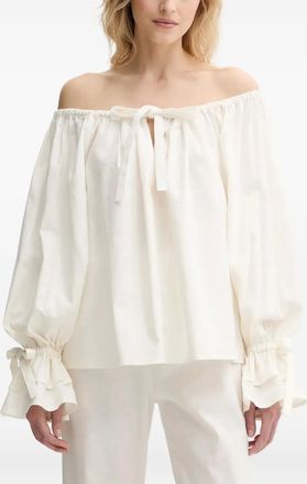 Sleeper Set di 2 tutine con ruches - Bianco