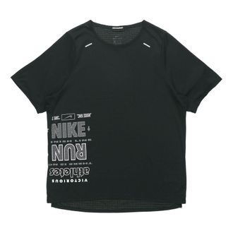 Nike Rise 365 Future Fast Nike Run Running Short Sleeve Black CK0678-010