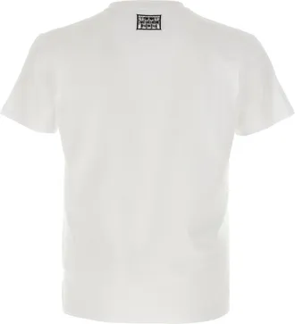 Fendi Mens White Cotton T-Shirt