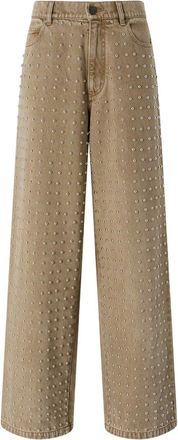 Pinko Jeans con borchie - Toni neutri