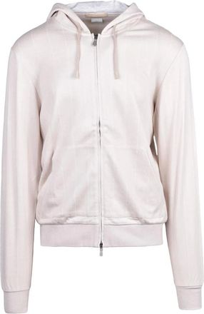 Eleventy Heren, Sweatshirts & Hoodies, Beige, Maat: 2XL Katoen