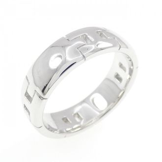 Herm&egrave;s White Gold White Gold (18K) Band Ring (Pre-Owned)