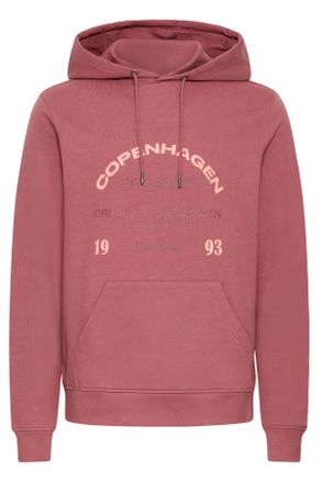 Blend Kapuzensweatshirt BLEND BHKAREL BB LOGO HOODED SWEAT, Herren, Gr. 4XL, wild ginger, Sweatware, Obermaterial: 100% Baumwolle, bedruckt, regular fit nor