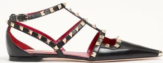 Valentino Garavani Rockstud Kidskin Ballerinas Wo