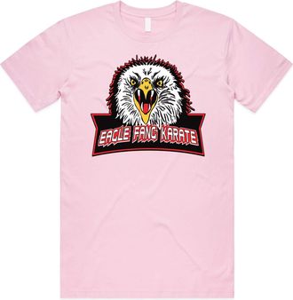 Sanfran Clothing Eagle Fang Karate Top Funny Martial Arts Film Gift Kai T-Shirt Medium/Light Pink