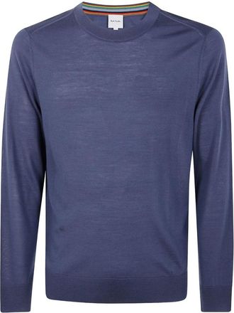 Paul Smith Blue Crewneck Wool Sweater