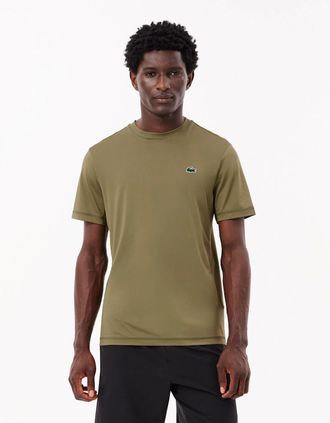 Lacoste Mens Slim Fit Stretch Jersey Sport T-Shirt - Green - Size: 36