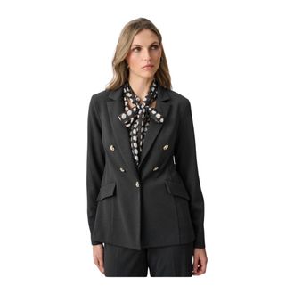 Joseph Ribkoff Blazer Scuba Crepe Sagomato - - Jackets - Donna - Nero - XL