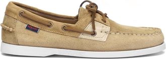 Sebago Mens Ross Island Jib Shadow Shoes In Warm Tones