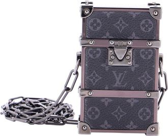Louis Vuitton Trunk Box Pouch Monogram Eclipse Canvas (Authentic Pre-Loved)