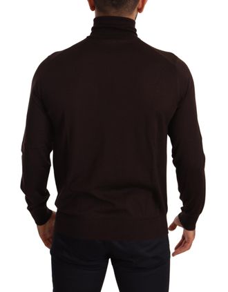 Dolce & Gabbana Mens Cashmere Turtleneck Brown