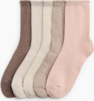 H&M 5er-Pack Socken - Orange