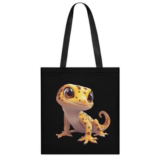 Generic Cute Leopard Gecko Womens Tote Casual Shopping Bag Lightweight Shoulder Bags Hobos Handbag for Work Travel Daily 35x40cm