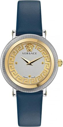 Versace Quartzhorloge Greca Flourish Ve 7F00223 - Roestvrijstalen kast- saffierglas- Swiss Made - Dames - Horloges - Geel - ONE Size - Accessoires