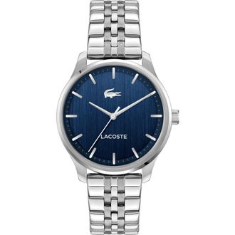 Lacoste Lisbon Bracelet Watch, 43mm in Silver at Nordstrom
