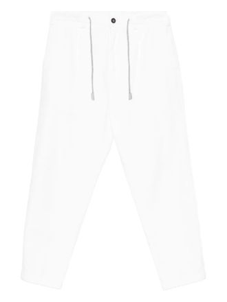 Eleventy Broek met trekkoord - Wit