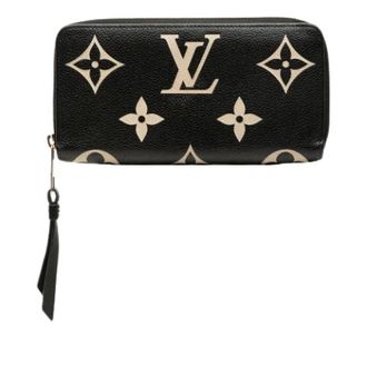 Louis Vuitton Pre-owned Wallets, female, Black, Size: ONE SIZE Pre-owned Monogram Empreinte Zip-Around Wallet