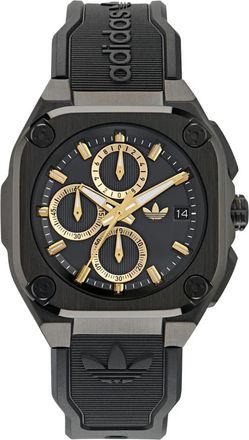 adidas City Tech Three Chrono Horloge - unisex - Horloges - Zwart - ONE Size - Accessoires