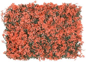 vidaXL Valla De Hojas De Arce Artificial 24 Uds Rojo Claro 40x60 Cm Vidaxl