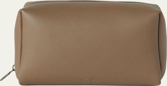 Loro Piana Mens Medium Leather Travel Pouch