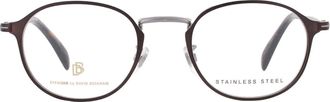 David Beckham Demo Oval Mens Eyeglasses DB 7055 005N 48