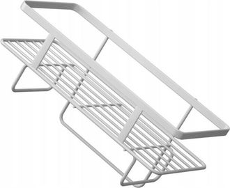 OEM 1 Soporte Wc Blanco Ganchos Acero Carbono