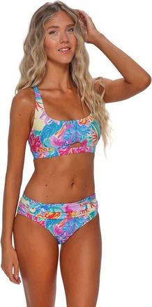 Sunsets Brandi Bralette Bikini Swimsuit Top in Aloha Vista at Nordstrom, Size Xx-Large